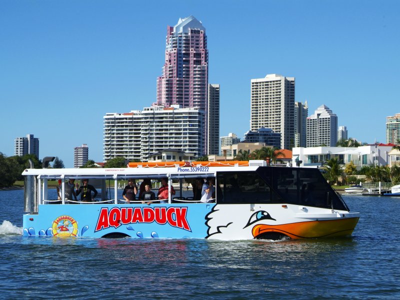 Things to do in Surfers Paradise with your family - Aquaduck Gold