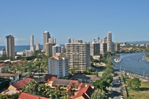 Southern Buildings And River Bend